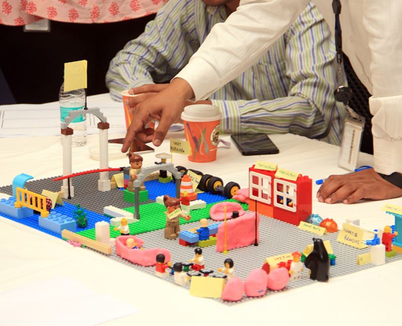 Team building with LEGO bricks
