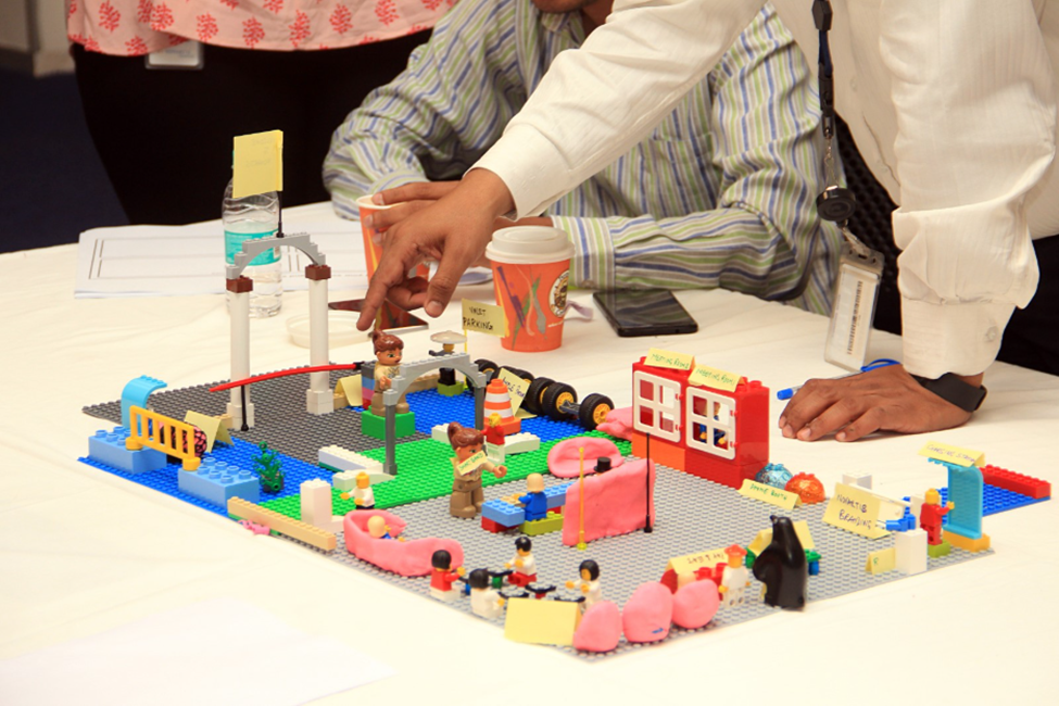 Team building with LEGO bricks